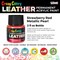 Strawberry Red Metallic Pearl Premium Acrylic Leather and Shoe Paint, 2 oz Bottle - Flexible, Crack, Scratch, Peel Resistant - Artist Create Custom Sneakers, Jackets, Bags, Purses